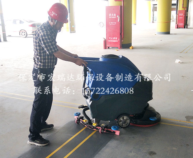 手推式洗地机宏瑞达ET55—北京大兴新机场使用案例